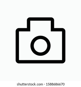 photo camera icon vector sign symbol isolated