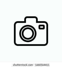 photo camera icon vector sign symbol isolated