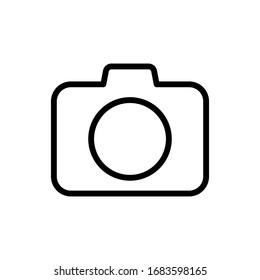 Vektorillustration und Symbole des Fotokamerabildes