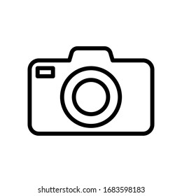 Photo camera icon vector sign and symbols