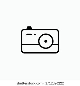 photo camera icon vector sign symbol isolated