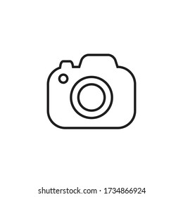 photo camera icon vector sign symbol isolated
