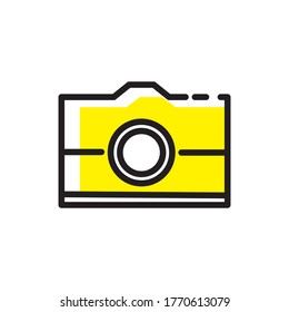 Photo camera icon vector sign and symbols