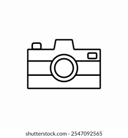 photo camera icon vector sign