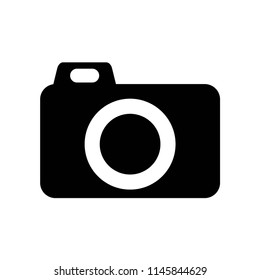 Photo camera icon vector icon. Simple element illustration. Photo camera symbol design. Can be used for web and mobile.