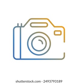 Photo Camera icon vector stock illustration