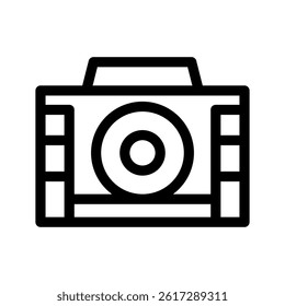 Photo Camera Icon Vector Symbol Design Illustration