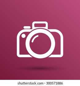 photo camera icon vector photo symbol photography vibrant .