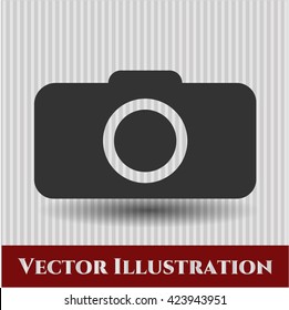 photo camera icon vector symbol flat eps jpg app web
