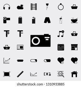 photo camera icon. web icons universal set for web and mobile on white background