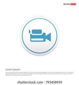 Photo camera icon White Background icon template