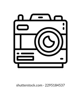 icono de cámara fotográfica para tu sitio web, móvil, presentación y diseño de logotipo.