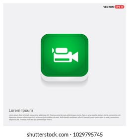 Photo camera iconGreen Web Button