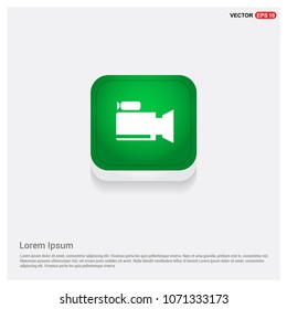 Photo camera iconGreen Web Button