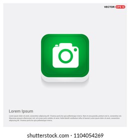 Photo camera iconGreen Web Button