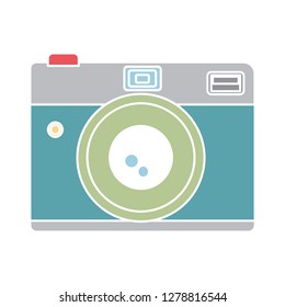 photo Camera icon-lens symbol-photography illustration-capture illustration-flash vector