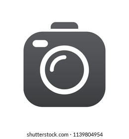 Photo camera icons sign - stock vector