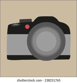 Photo camera illustration