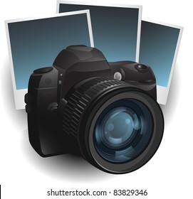 Photo camera illustration