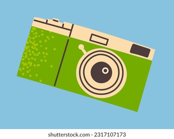 Photo camera illustration vector element