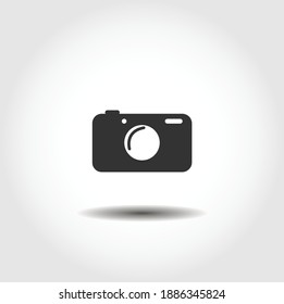 photo camera isolated vector icon. camera, media design element