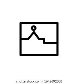 Photo Camera line icon,  Modern sign for mobile interface, vector graphics