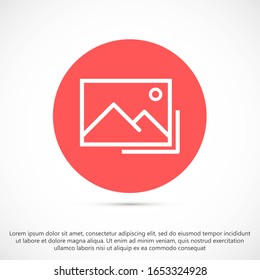 Photo Camera line icon, Photo Camera line icon Modern sign for mobile interface, vector graphics, Photo Camera line icon a linear pattern on a white background, Photo Camera line icon
