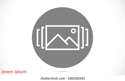Photo Camera line icon, Photo Camera line icon Modern sign for mobile interface, vector graphics, Photo Camera line icon a linear pattern on a white background, Photo Camera line icon