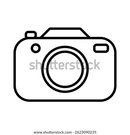 Photo Camera Line Icon. Vector eps 10