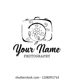 Photo camera logo design