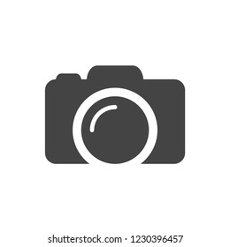 Photo camera logo, icon