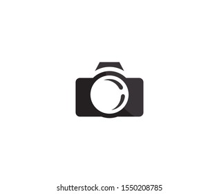 Photo camera logo photography vector 