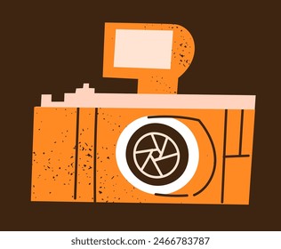 Photo camera. Mirrorless or SLR camera