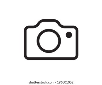 Photo Camera Outline Icon Symbol