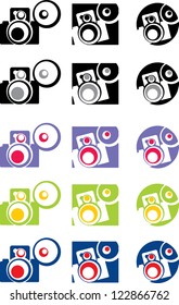 photo camera part 4, vector