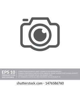 photo camera photography icon vector simple modern