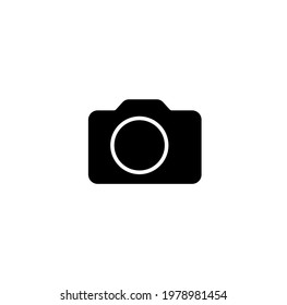Photo camera, photography simple icon vector illustration