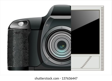 Photo camera with photos