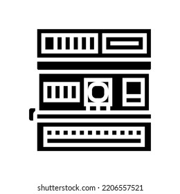 photo camera retro device glyph icon vector. photo camera retro device sign. isolated symbol illustration