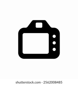 photo camera screen icon sign vector