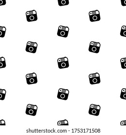 Photo camera seamless pattern. Vector illustration