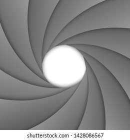 Photo camera shutter aperture background