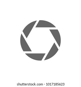 Photo Camera Shutter Icon. Simple element illustration. Symbol design from Photo Camera collection. Can be used in web and mobile. on white background