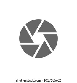 Photo Camera Shutter Icon. Simple element illustration. Symbol design from Photo Camera collection. Can be used in web and mobile. on white background