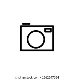Photo camera sign.