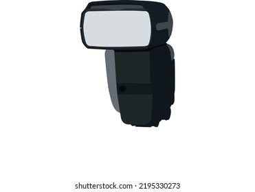 Photo Camera Silhouette With The Flash Vector Image. Camera Flash Free Vector And PNG