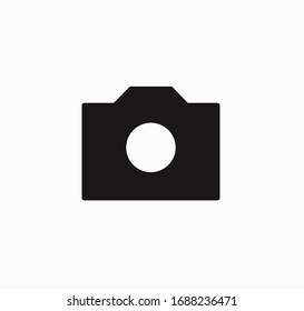 Fotokamera einfache Grafik Symbol.