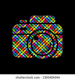 Photo camera, simple icon