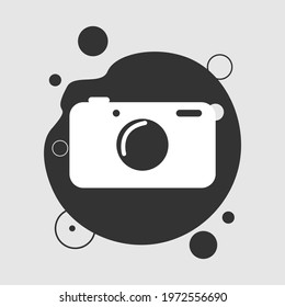photo camera simple vector icon. photo camera simple vector icon. photo camera simple vector icon. 