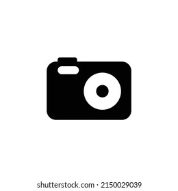 Cámara fotográfica diseño simple de iconos vectoriales 